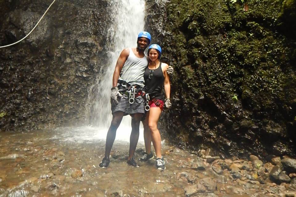 Tropical Waterfall Adventure