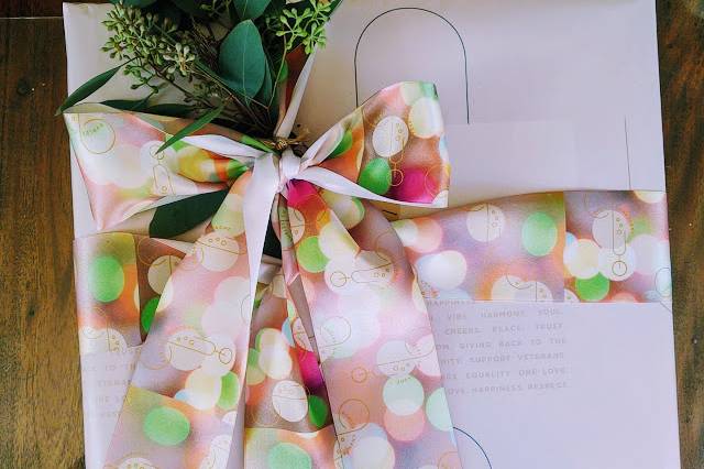 Beautifully-wrapped gift set