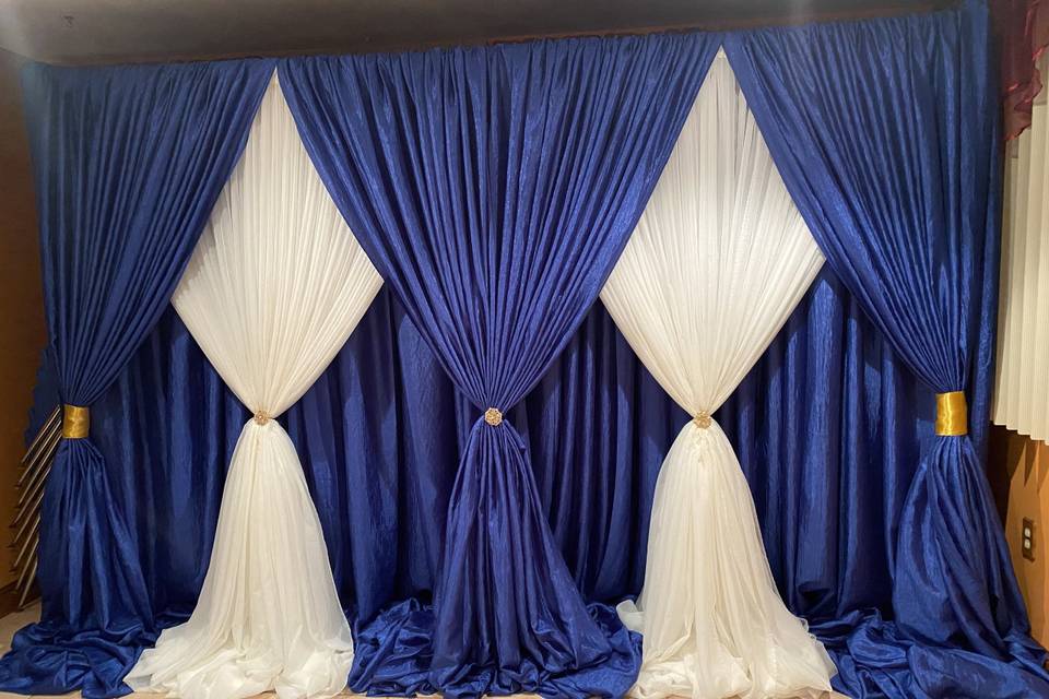 Curtain backdrop