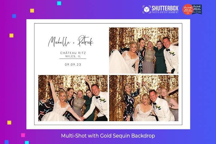 Gold Sequin Backdrop