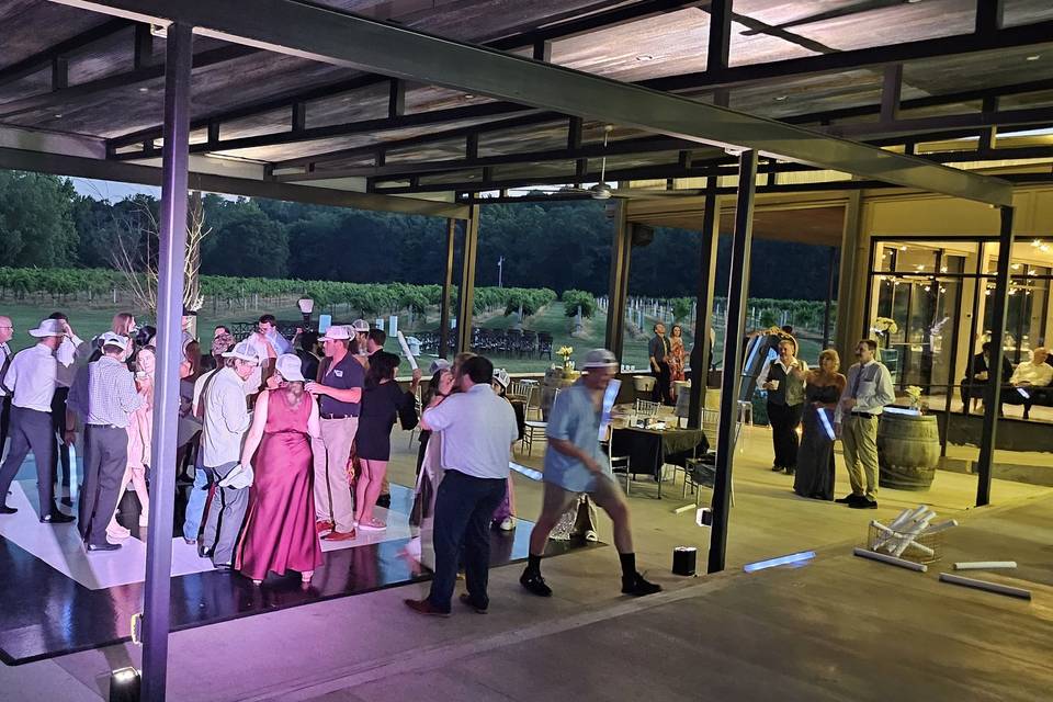 Dance Floor at Rusty Tractor