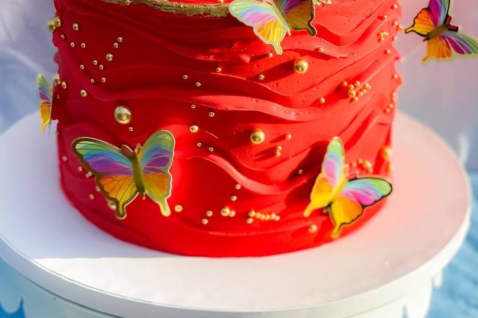 8” Butterfly Cake