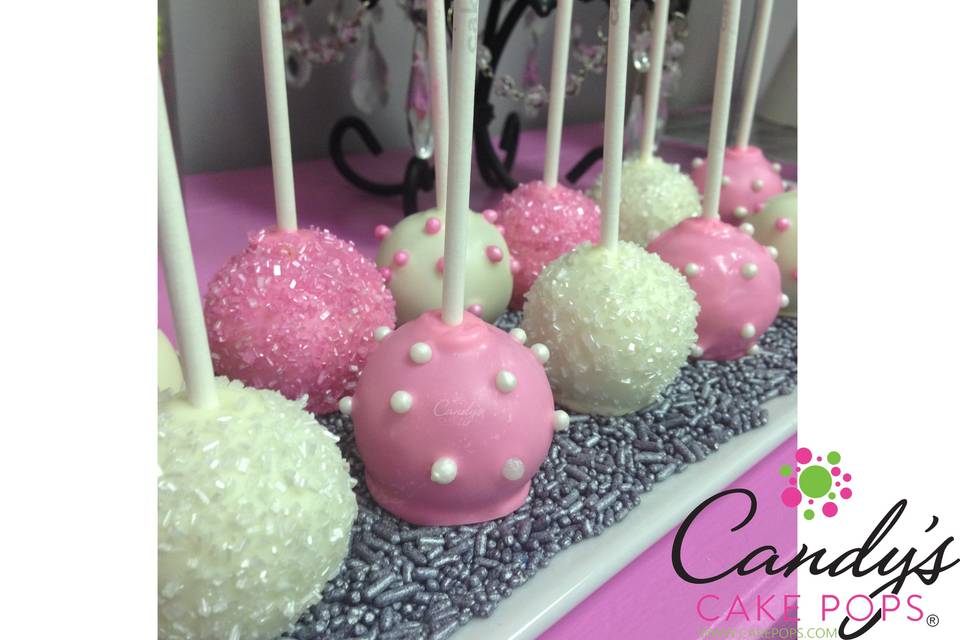 Pink and Pearls Cake Pops