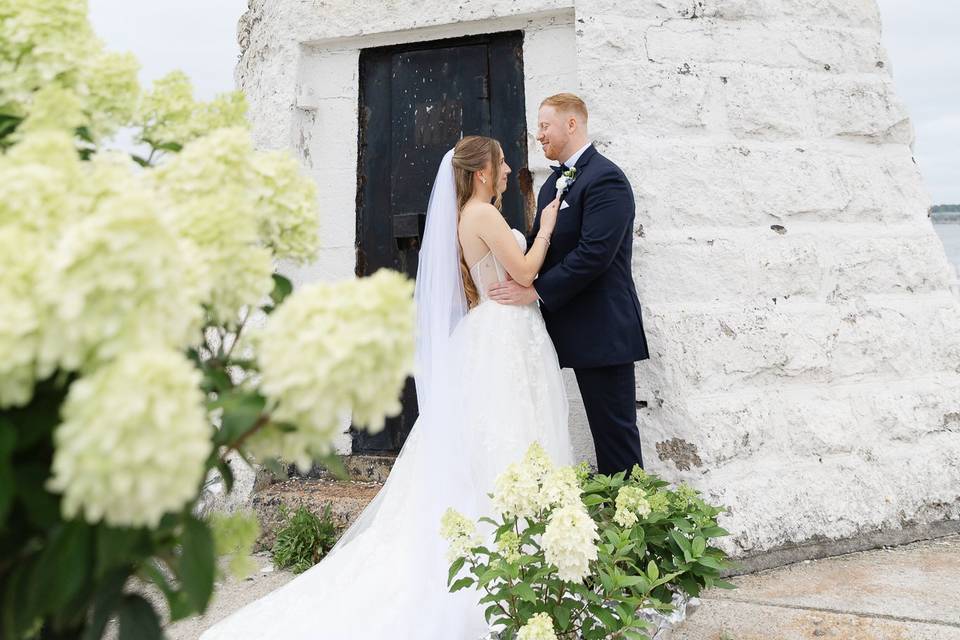Wedding portraits in Newport