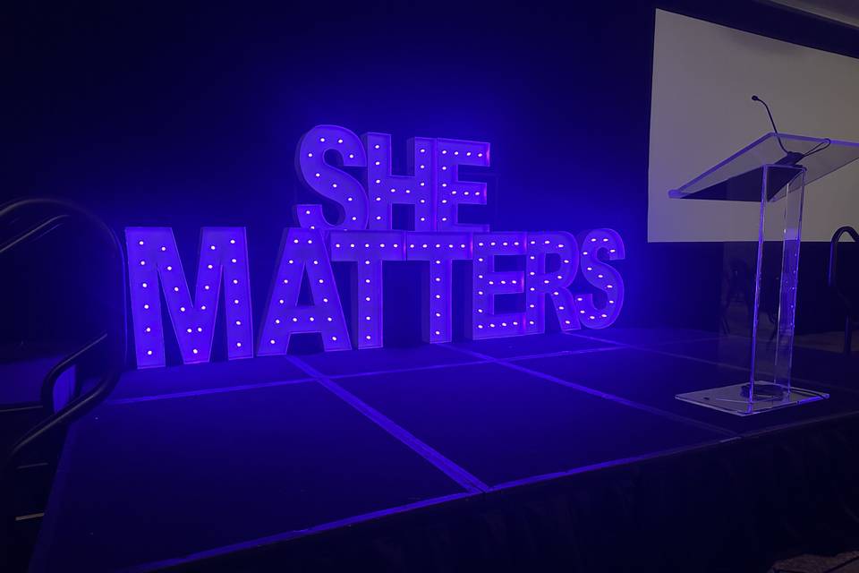 She matters purple bulbs