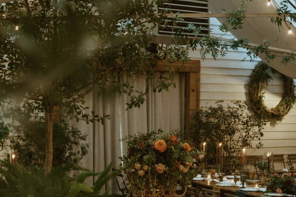 Moody Greenhouse Wedding