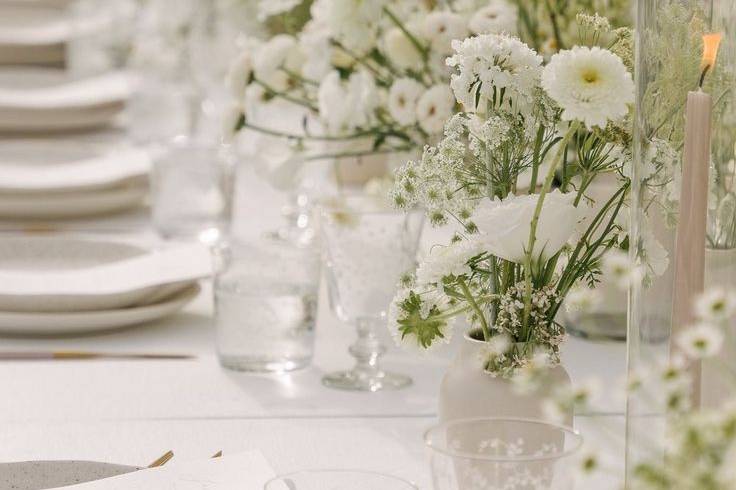 White Tablescape