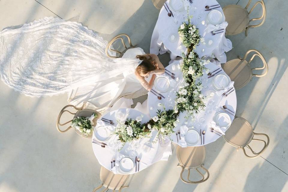 White Tablescape