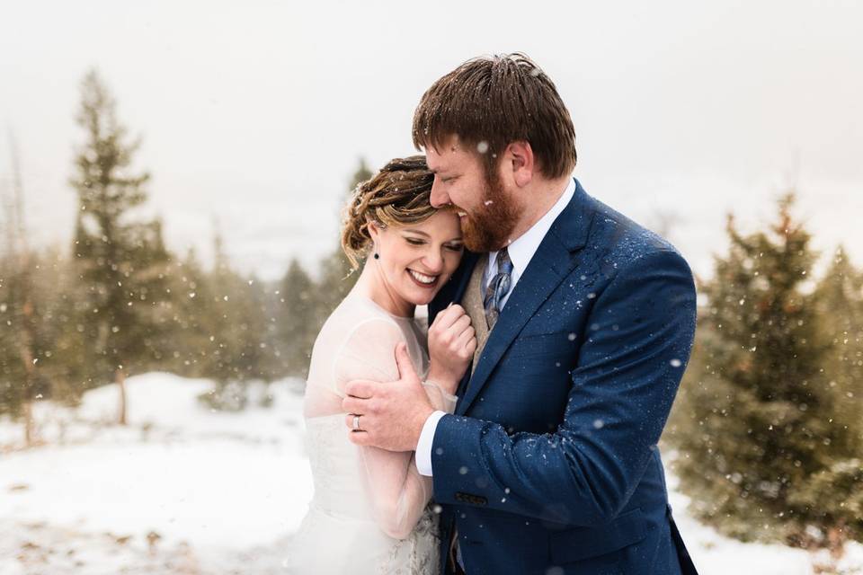 Love on a snowy day