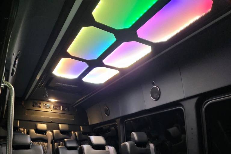 Inside a Executive Bus