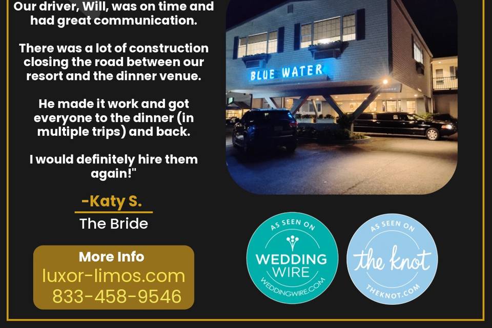 Review from the Bride!