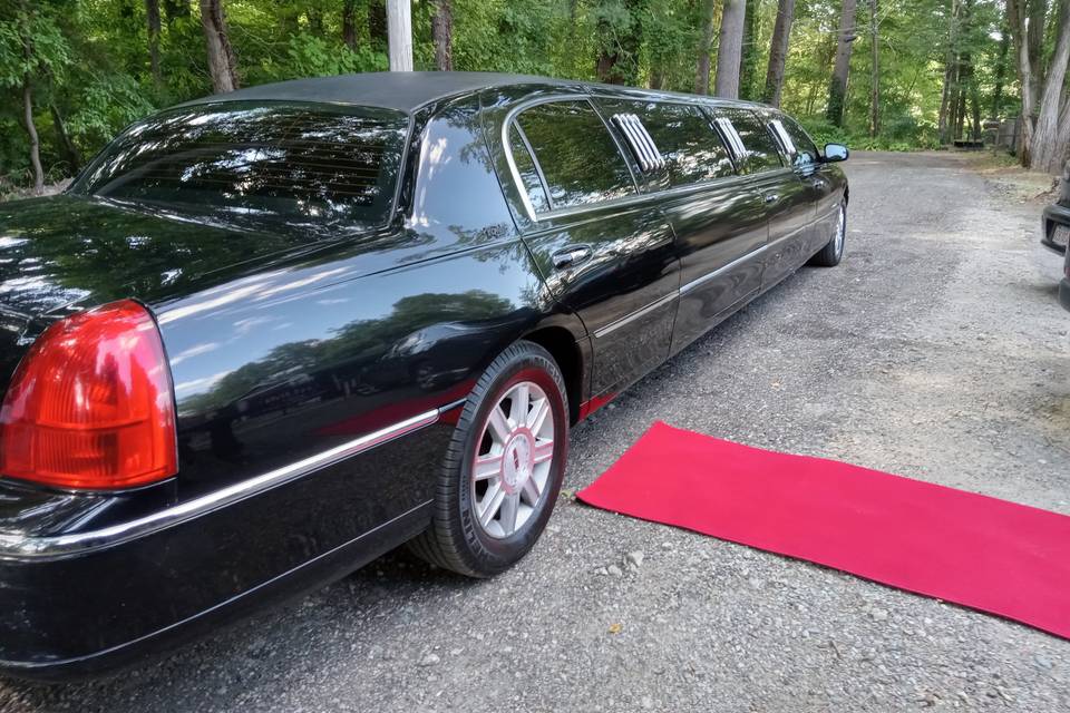 Rolled out the Red Carpet.