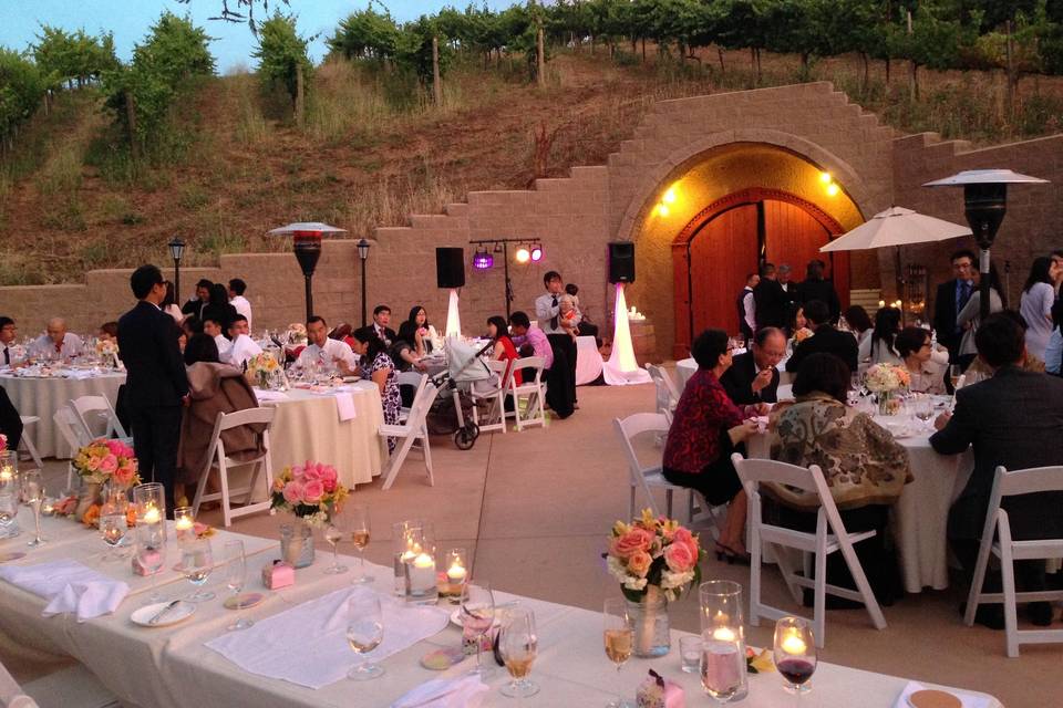 Wedding at Byington Vineyard - Los Gatos.