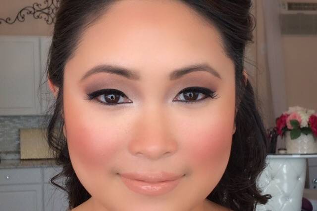 Soft makeup look