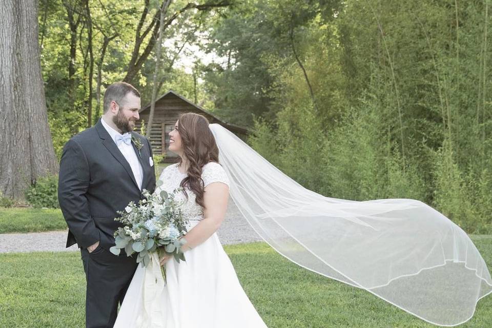 Couple under tree