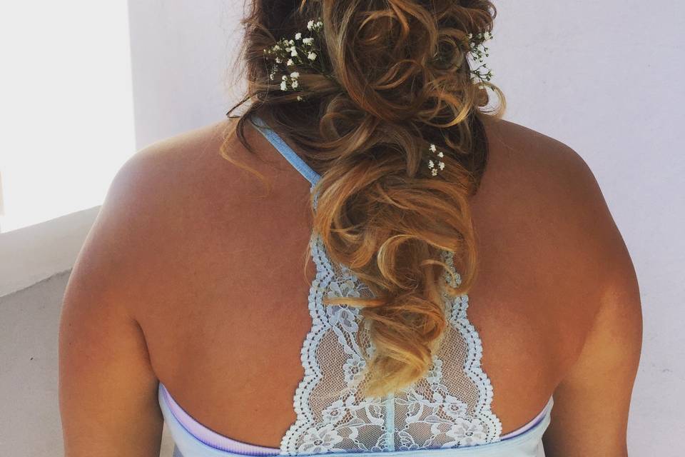 Bridal hair