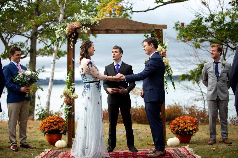 Peaks island wedding
