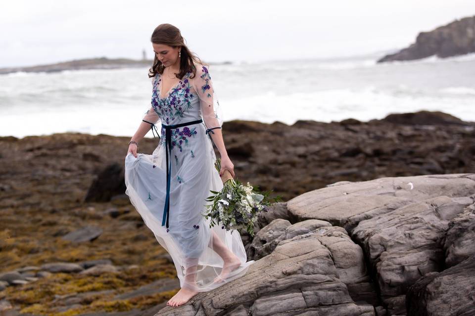 Peaks Island bride