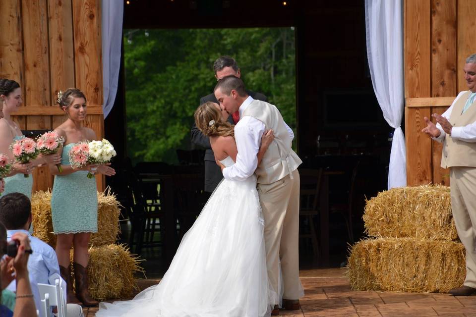 Wedding kiss