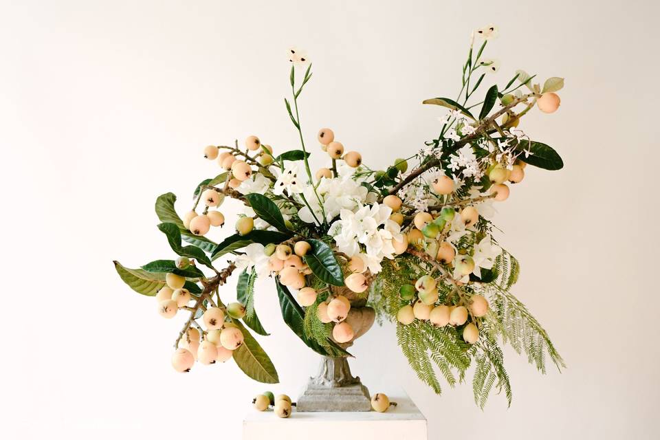 Fruit & flower centerpiece