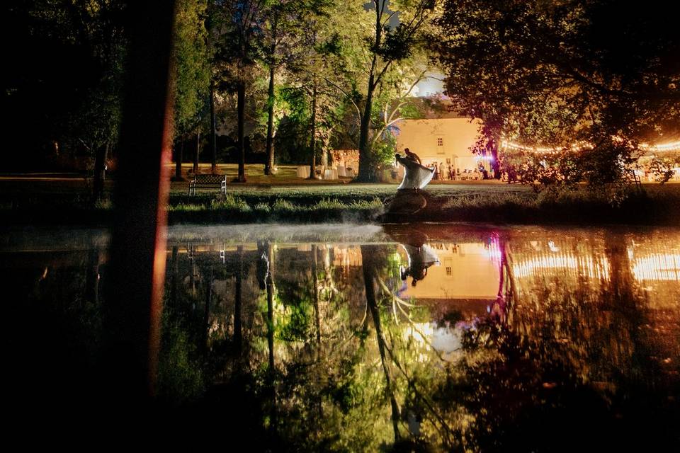 Starry Night over Pond