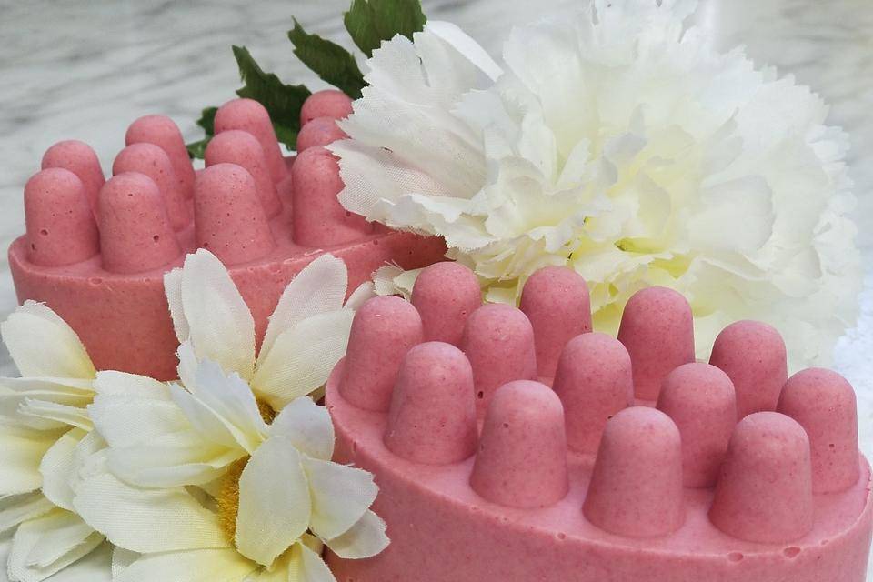 Strawberry Massage Soap Bar