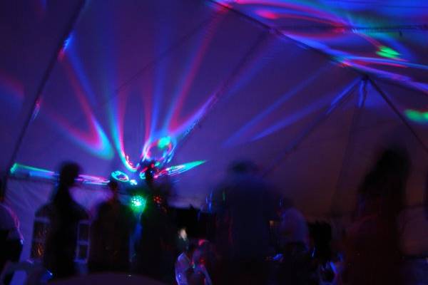 Dancing, Tented recepetion