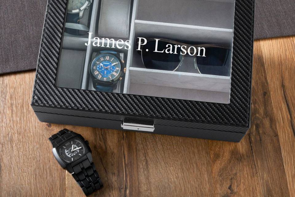 Personalized watch box