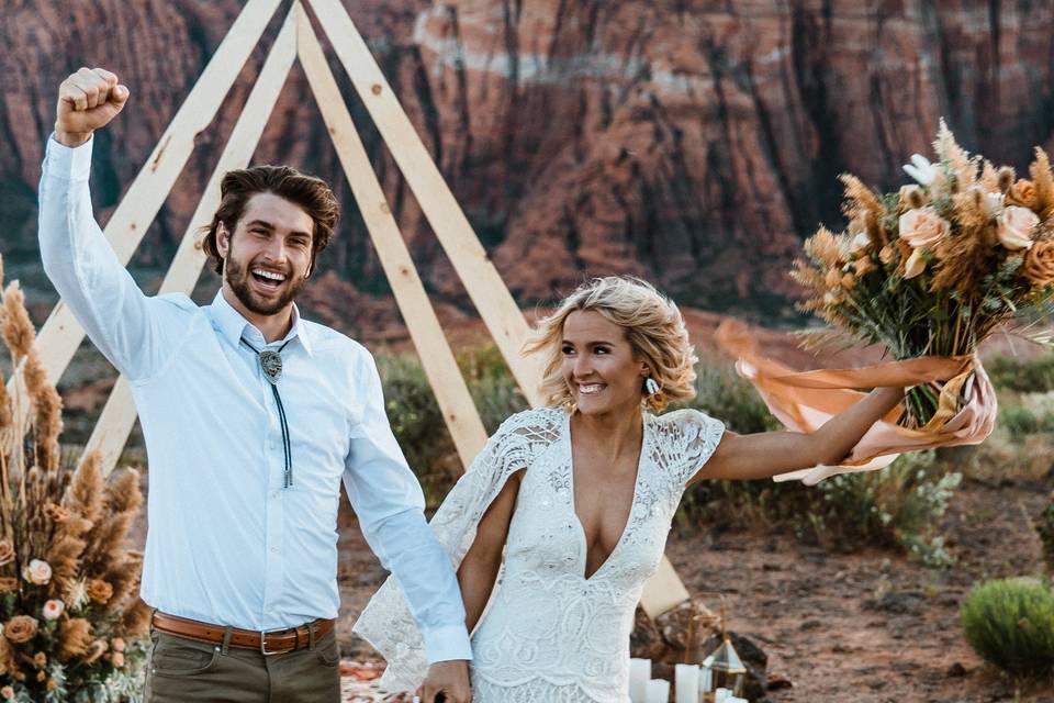 Arizona Boho Elopement