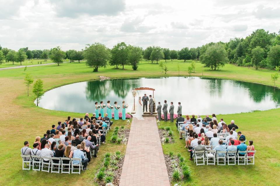 One of five ceremony sites