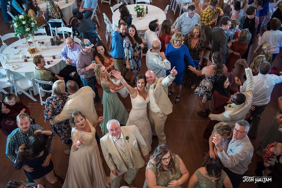 Balcony over dance floor