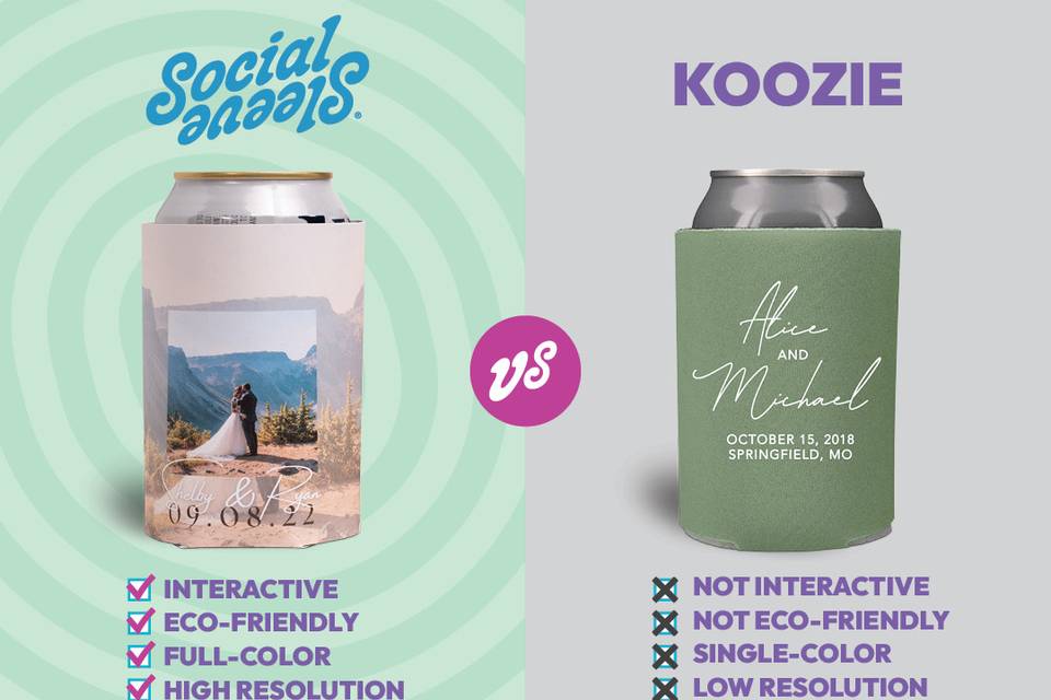 Social Sleeve vs OG Koozie