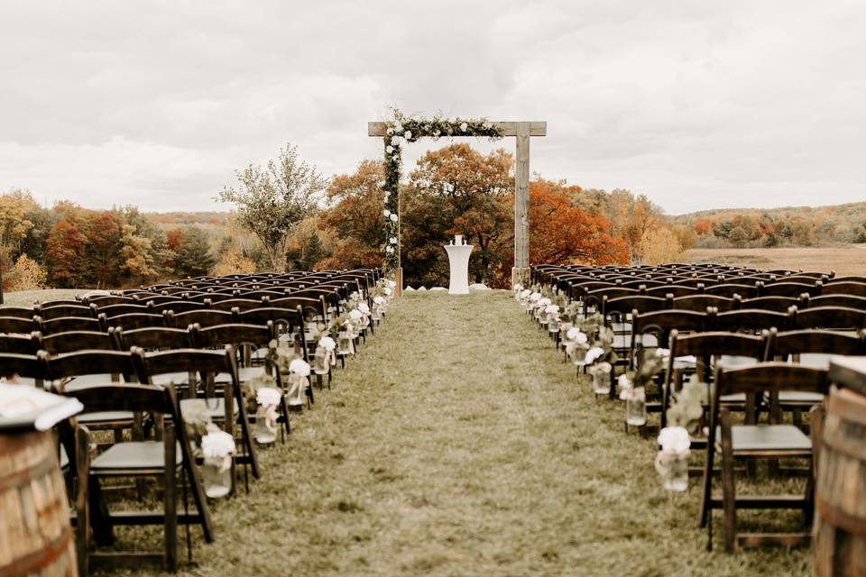 Fall ceremony at North Point