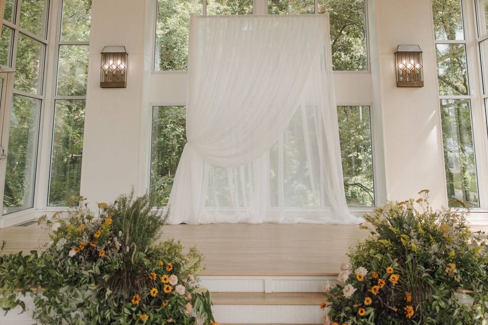 Glass Chapel in the Summer