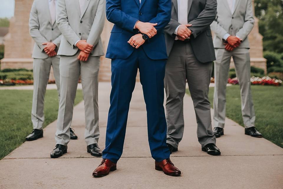 Groomsmen moments