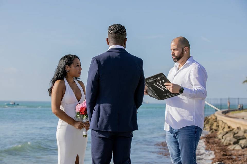 Beach Elopement Wedding