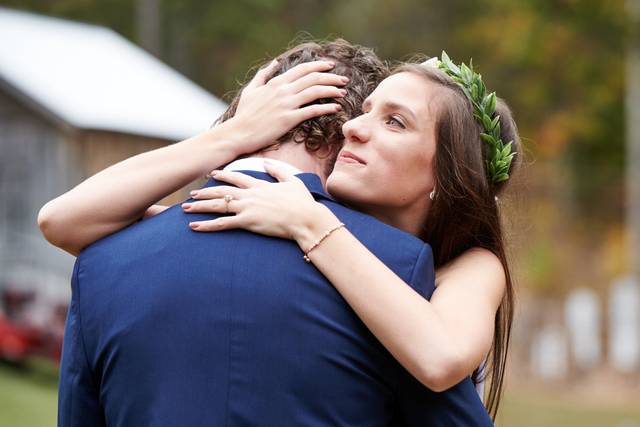 Newlyweds embrace - The Imperial Lens Photography