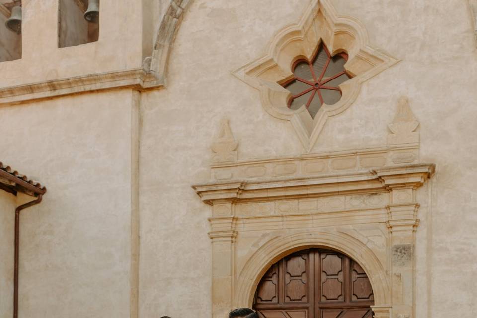 Walking at Carmel Mission
