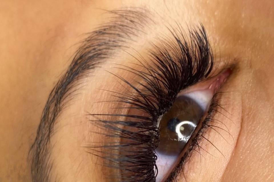 Volume lash extensions