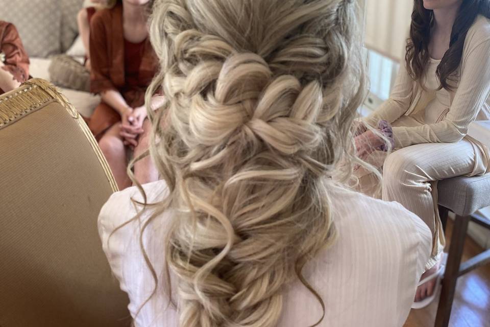 Bridal hair