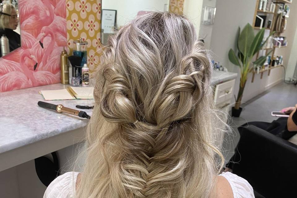 Bridal Hair - Half Up