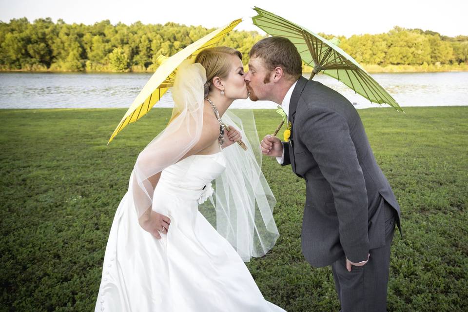 Couple kissing