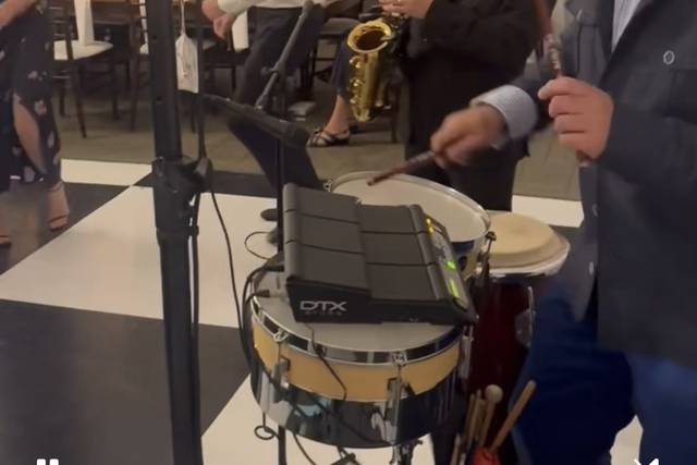 Live Drums & Sax with DJ
