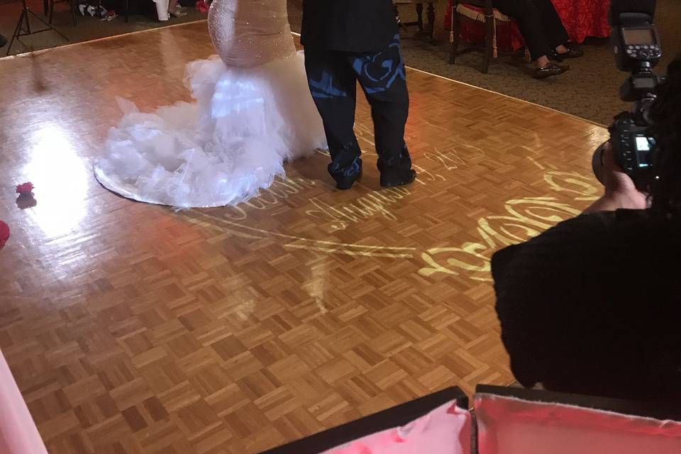 Dad and daughter dance