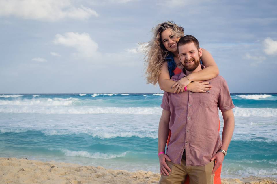 Engagement Session in Cancun