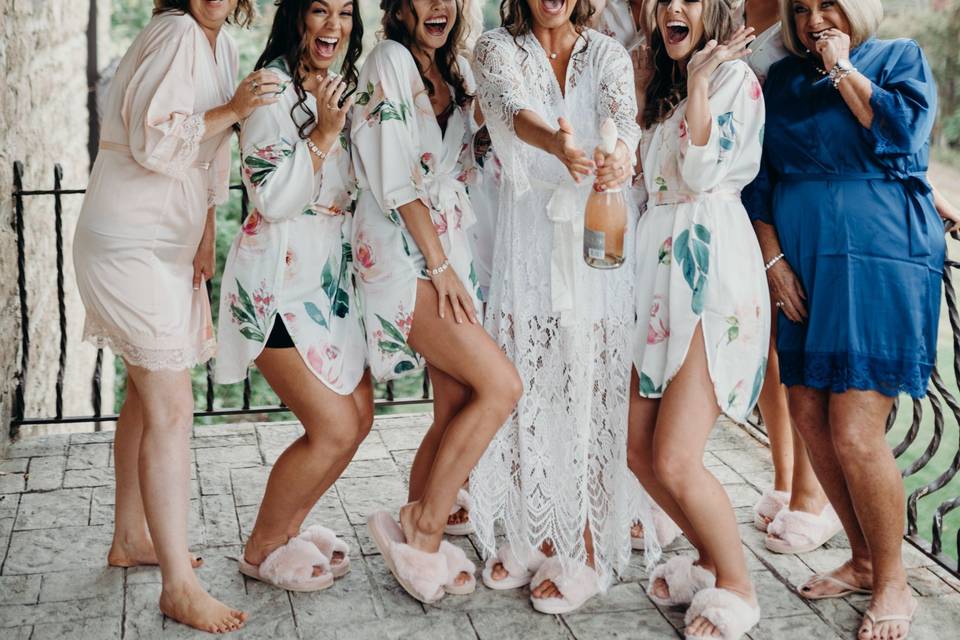 Bride + Bridesmaids