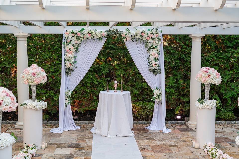 Ceremony space looks magical