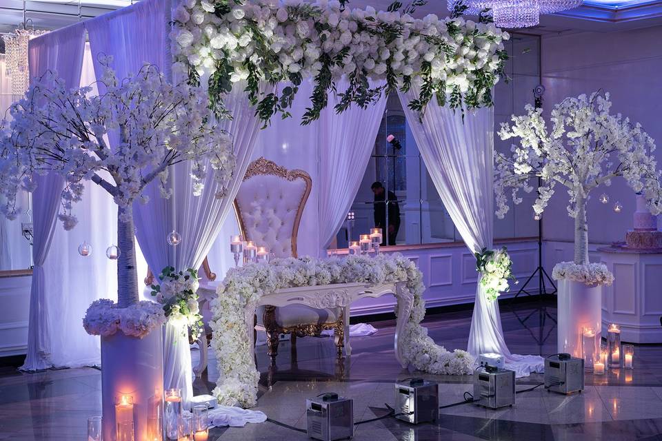 Lovely sweetheart set up