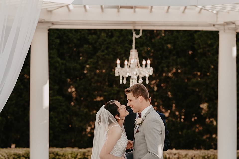 On the gazebo