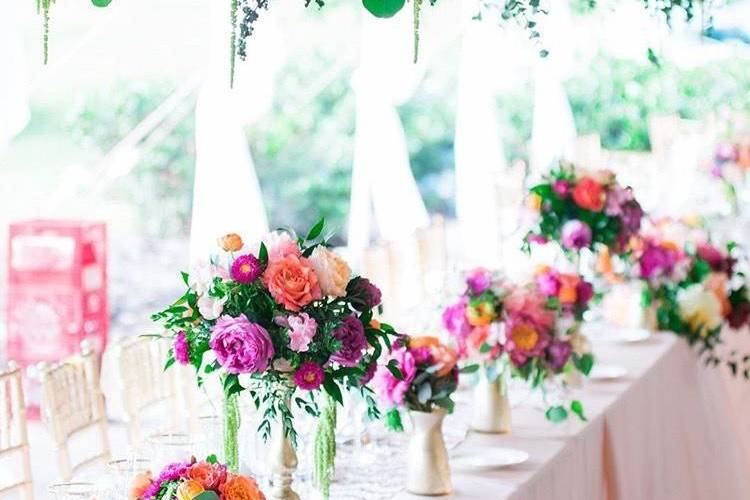 Summer Wedding- Bright Blooms